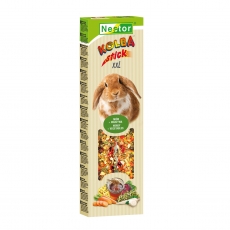 Kolba Premium XXL z miodem i warzywami dla dużych gryzoni i królików 