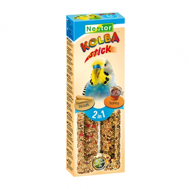 Classic Sticks  2 in 1  for parakeets - biscuits, honey