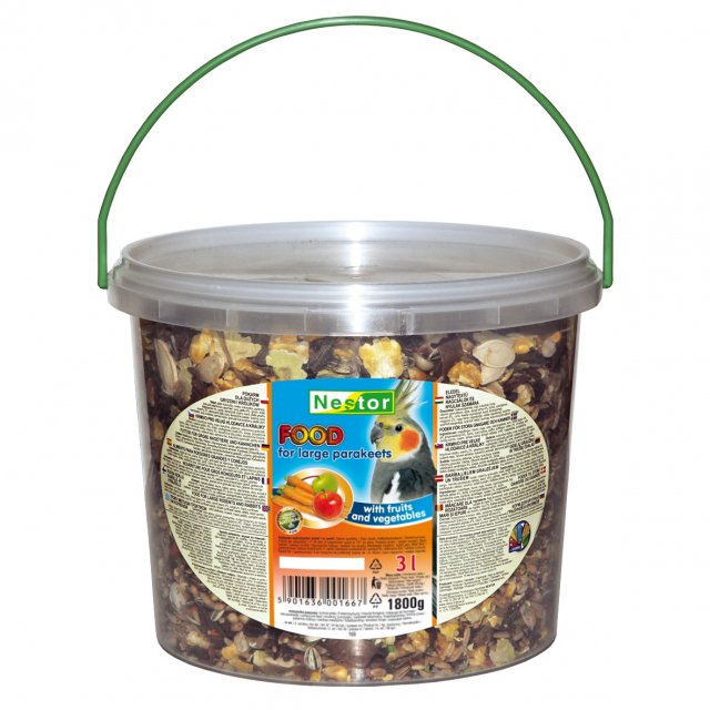 Complete Food for large parakeets with fruits and vegetables 3000 ml